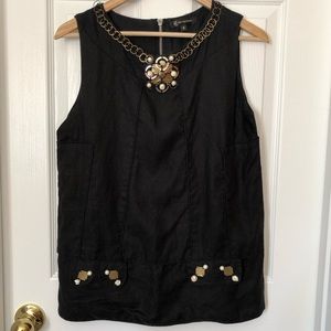 Castle Starr Linen Top Sz 4